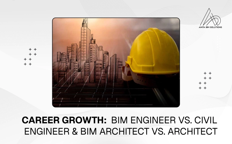 Image for Career Growth: BIM Engineer vs. Civil Engineer & BIM Architect vs. Architect